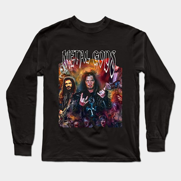 Metal Long Sleeve T-Shirt by MckinleyArt